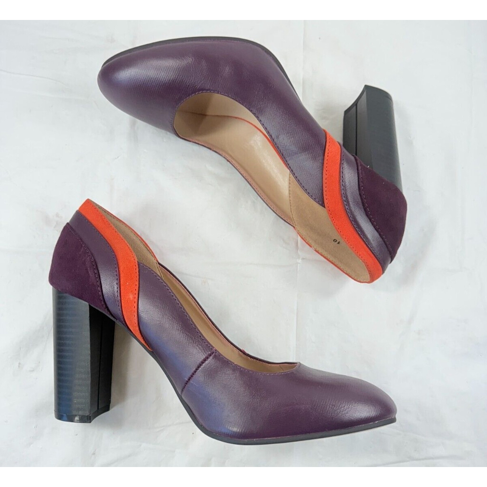 Callisto Purple Pumps Women's Size 10 - Picture 4 of 15